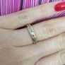 Diamond Ring - Yellow and white gold Image 4