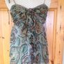 Size S/M Green Floaty Top Image 2