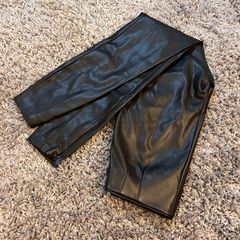 Zara faux leather leggings