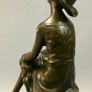 Lady On A Stool - Bronze, Signed Image 5
