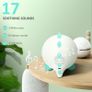 Children's Alarm Clock, Children's Sleep Trainer with Night Lights, Sound Machine, Alarm Clock with Alarm Time for Toddlers (Green) Image 5