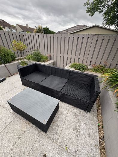 Rattan Garden Furniture with Coffee Table