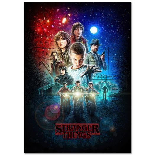 Stranger Things Season 1 - 5 Artwork - 5 x A4 Posters