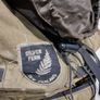 Vintage World Traveler Canvas Backpack  Patch Covered Adventure Rucksack Image 9