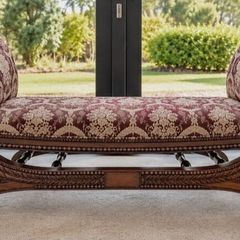 Victorian  inspired double ended chaise