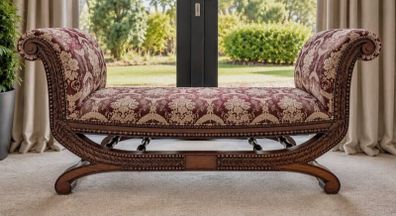 Victorian  inspired double ended chaise