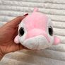 Pink white Dolphin Jumbo approx. 19 cm. (with tail) The batteries are running out Used Please see photos Image 6