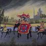 Indian Royal procession Painting - Signed B. McMullan Image 5