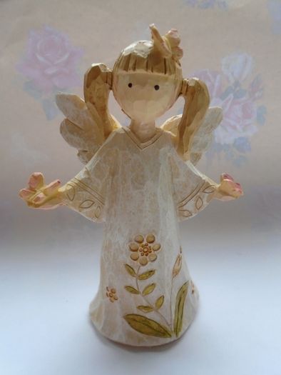 Home decor, Angel figurine, Ornament. Angel