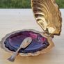 Vintage shell-shaped platter for serving butter or caviar Image 7