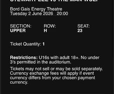 Stewart Lee Tonight Bord Gais