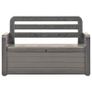 Garden Storage Bench Plastic Anthracite  - Free Delivery Nationwide Image 2