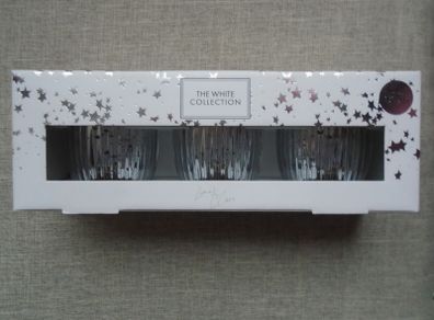 Tealight gift set, The White collection, Lime and clove tealights Gift Candles