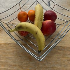 Modern Metal Fruit Bowl