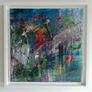 Large Original Abstract Painting of Cottages, Irish cottage original painting  Abstract Painting Image 2