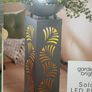 2.large  X flower metal solor Image 2