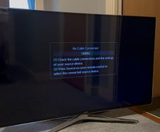 Samsung 48' TV faulty