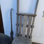Antique peat wheelbarrow and peat spade Image 2