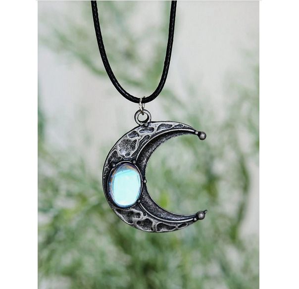 Boho Style Necklace with a Moon Stone - lovely gift