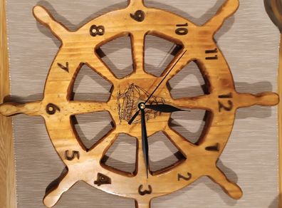 hand made wall clock