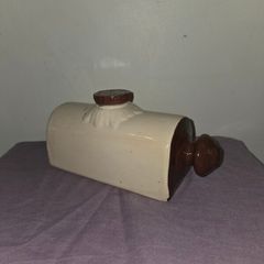 Antique stoneware Foot Warmer 1.5pts
