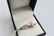 Brand New 925 Silver &amp; 9ct Gold Ring