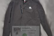 Nordberg black jacket with hood for man