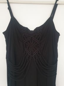 Karen Millen Black Strapy Dress