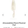 New JELLYCAT Amuseables Moon Musical Pull Image 2
