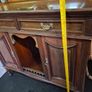 Antique Sideboard Base Walnut Dresser Base Image 6