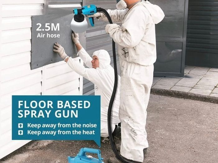 NEW Paint Sprayer 800 Watt Tilswall Home Electric Spray Gun Power Painter with 1300ML Detachable Tank Max 1100ml/min, 2.5m Hose, 3 Spray Patterns