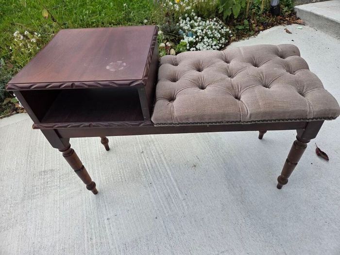 Vintage telephone table