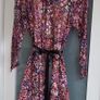 maje 100% silk floral dress layered dress Sz 38 - Fit 10UK - Rrp 295 BNWT Image 3