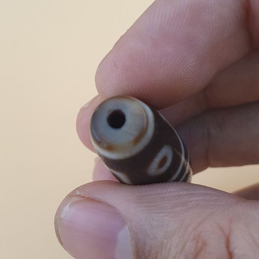 7 Eyes Beautiful Himalayan Tibetan Agate Bead Amulet