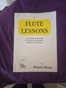Flute lessons book Simon Hunt