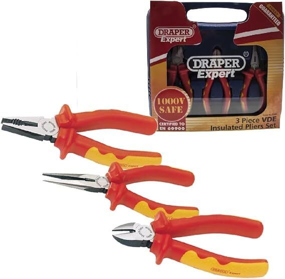Draper Expert VDE pliers set