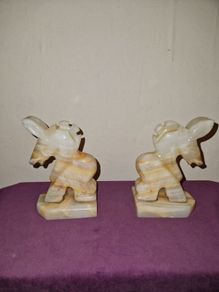 Onxy Donkey Bookends