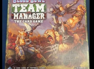 Blood Bowl Team Manager Rare Boardgame