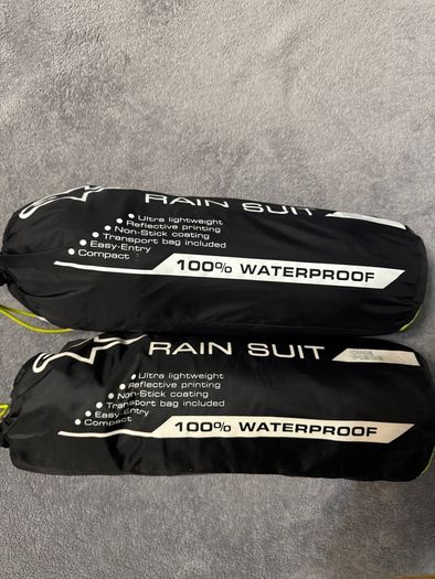 Alpinestars Hurricane Rain Suit XL and S