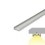 Wide LED Strip Aluminium Profile with Opal diffuser 485mm Image 3