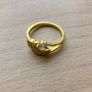 Gold plated silver dress ring/ promise ring Image 3