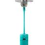 In/outdoor Blue  Radiant Gas Patio Heater 13.5 kW Sturdy Steel with Wheels Image 6
