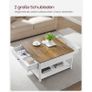 Coffee table with 2 drawers FREE DELIVERY Image 4