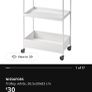 Ikea storage trolley, white Image 8