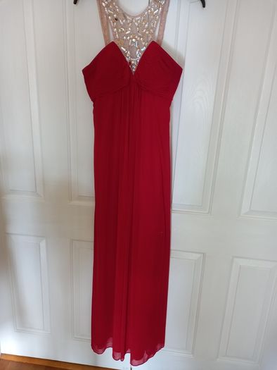 Red debs evening dress 12