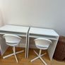Kids study desks and study chairs x 2 Image 3