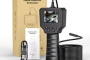 2.4 Inch 1m IPS Screen Industrial Snake Endoscope Pipe Inspection Camera Borescope with 2600mAh Battery for Checking Car Sewer