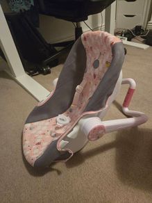 Baby Born doll car carry seat