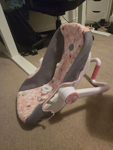 Baby Born doll car carry seat