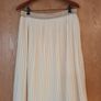 Per Una Cream  Pleated Skirt.  Size 16. Image 2